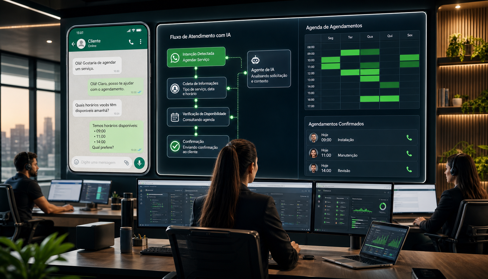 Como automatizar agendamentos no WhatsApp com agentes de IA