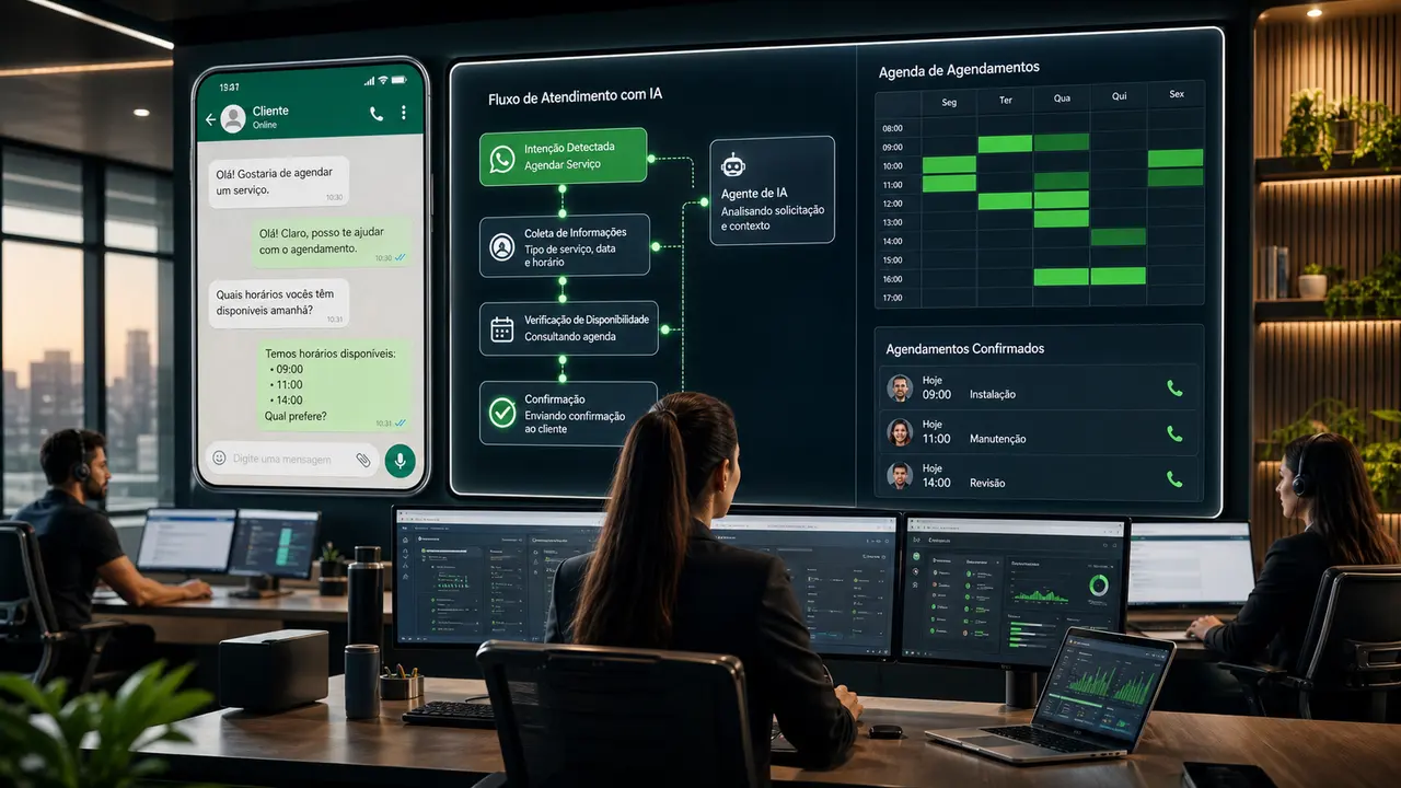 Como automatizar agendamentos no WhatsApp com agentes de IA
