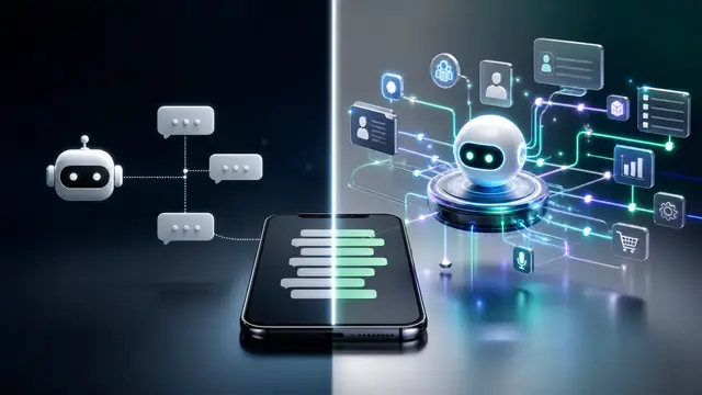 Agentes de IA vs chatbots para WhatsApp: qual a diferença?